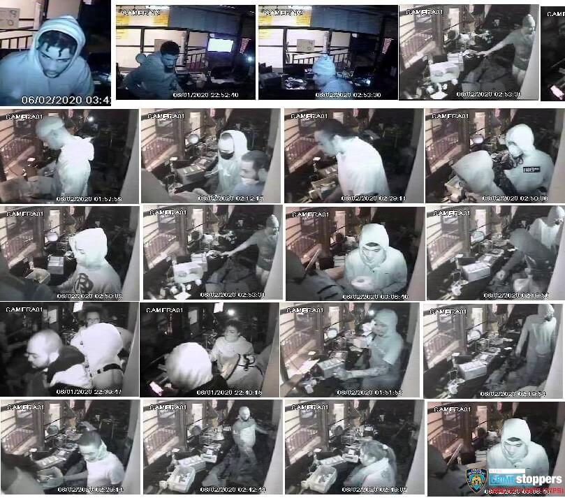 2099-20 Robbery 46 Pct photo of the looters (males and females)