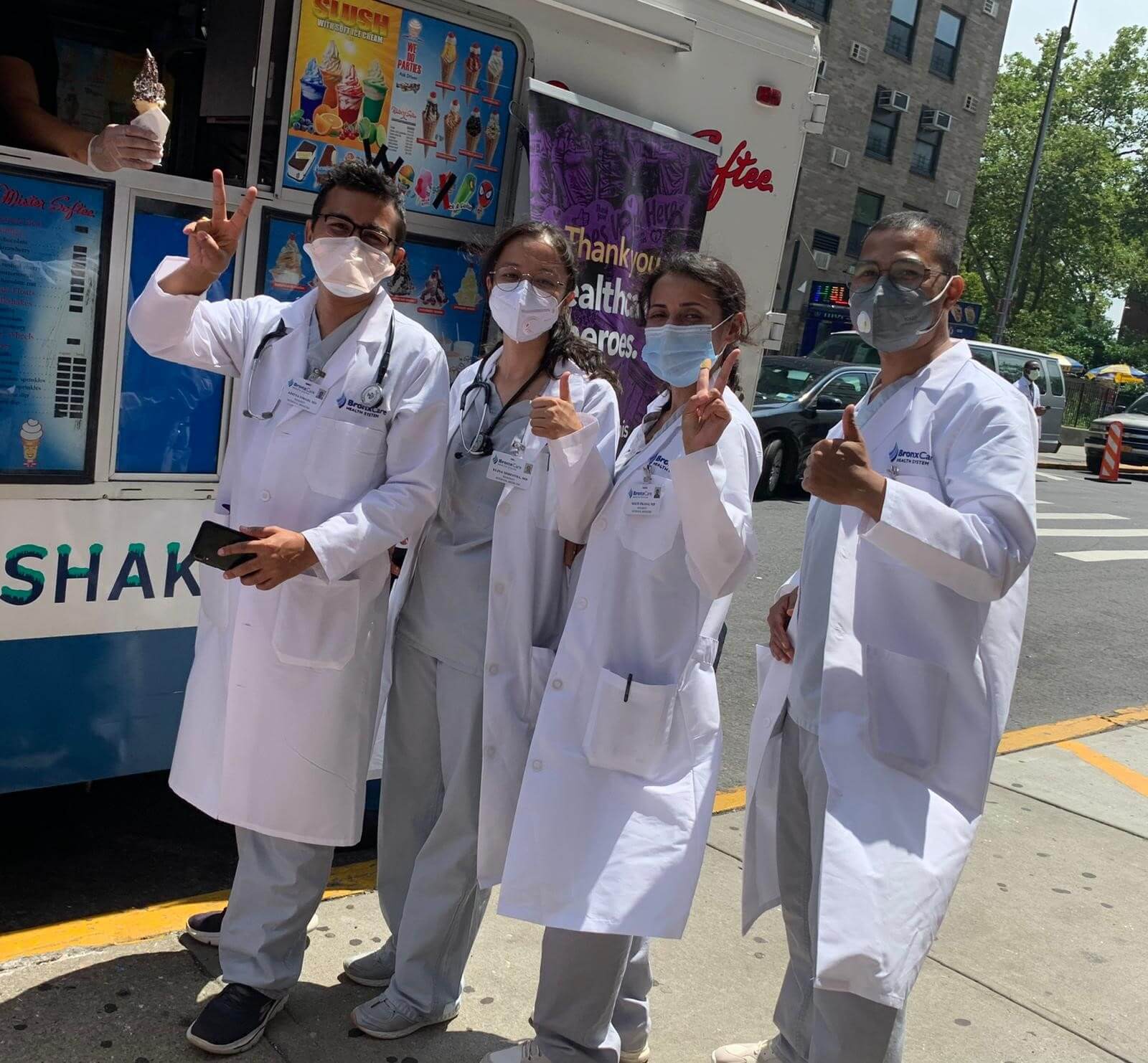 Bronxbased Centers Health Care gives back to hospitals with free ice