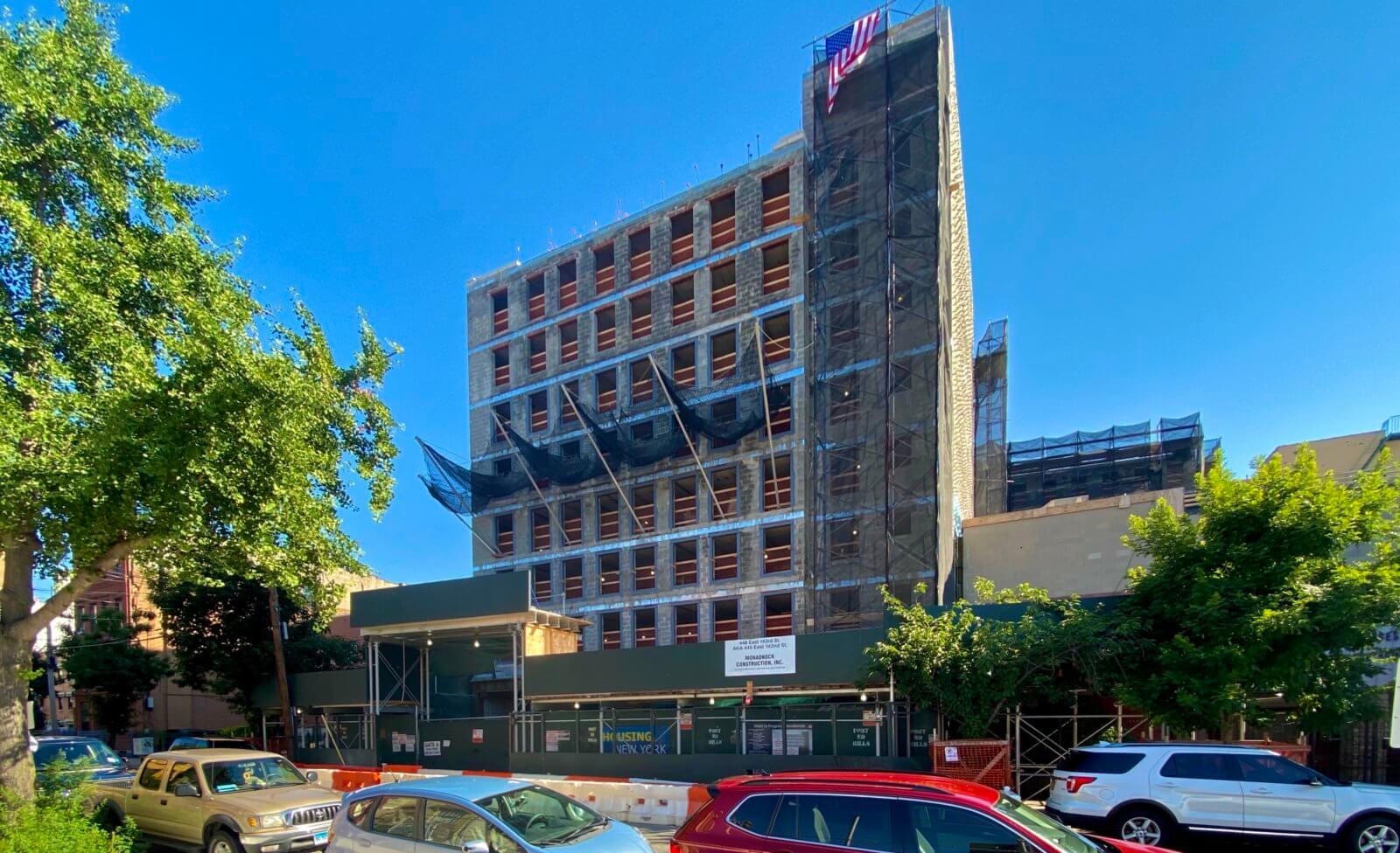 Breaking Ground tops off affordable senior housing residence in Mott