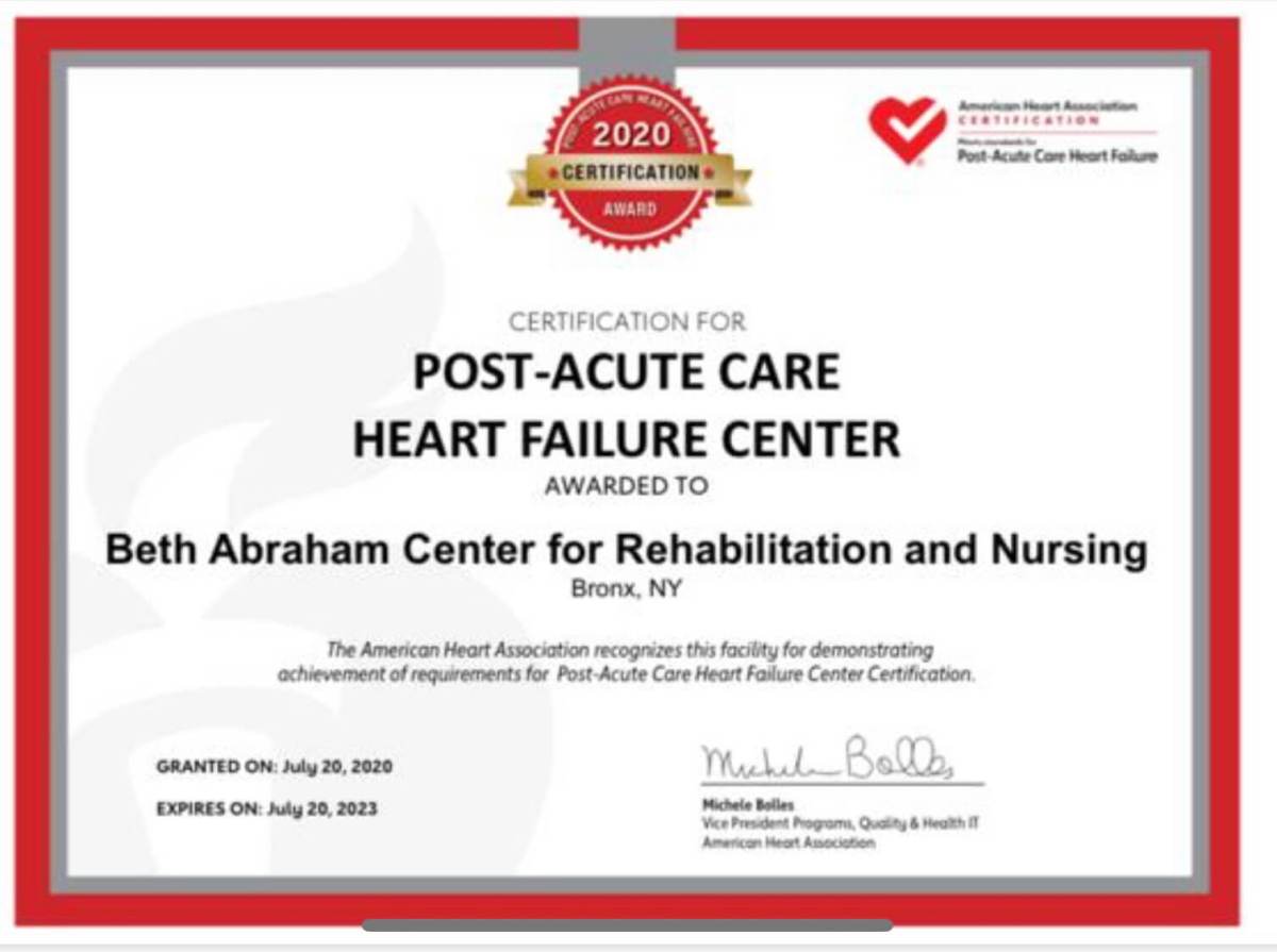 Beth Abe AHA Certified July 2020