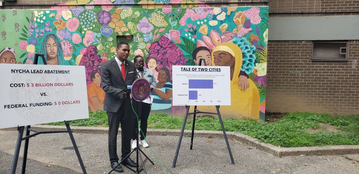 Torres demands federal investment for NYCHA lead abatement and removal