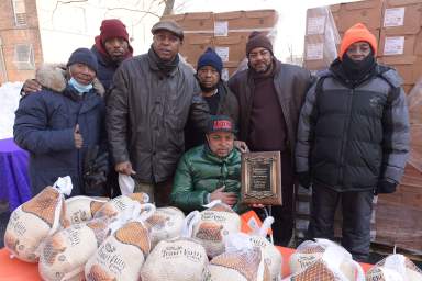 Food Bank For New York City Distributes Turkeys, Toys, And More With Tracy Morgan, Good+ Foundation, And Council Member Vanessa Gibson To Bronx Residents