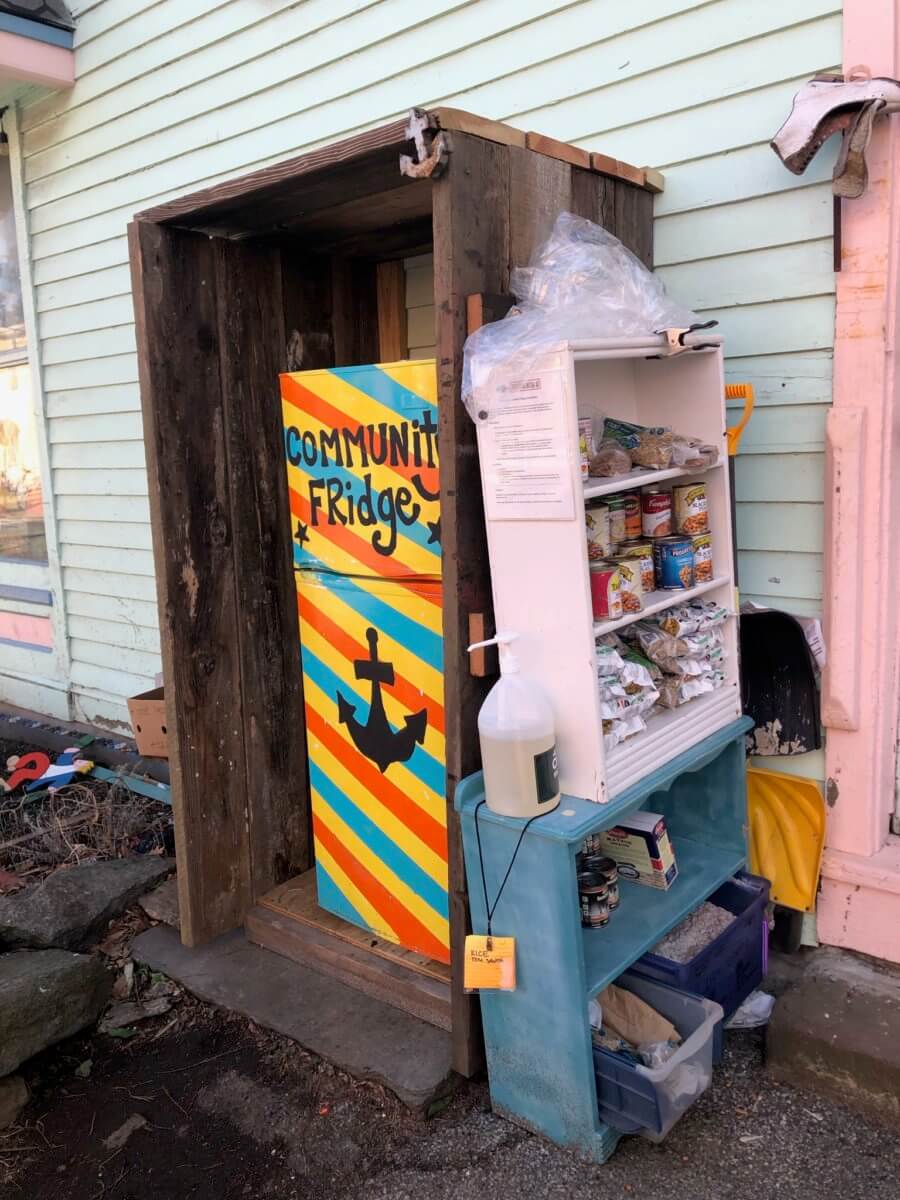 Community fridge on City island Bronx Times