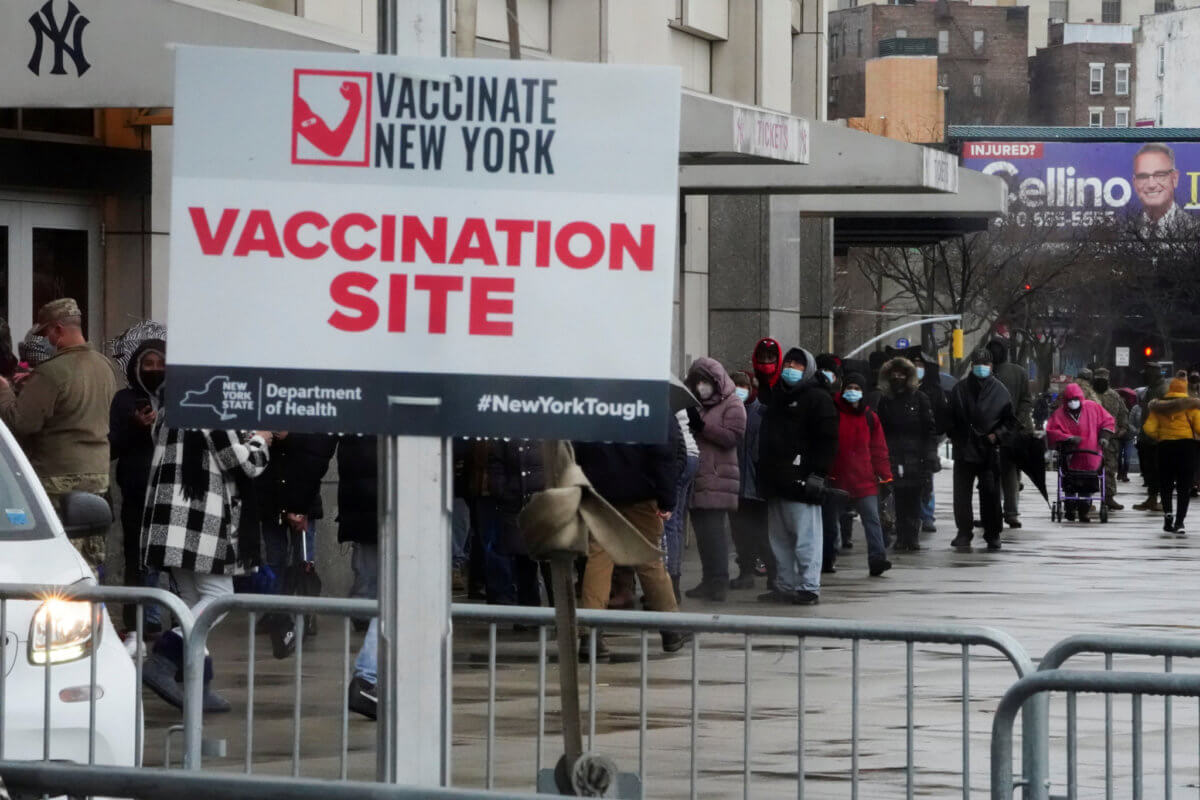 FILE PHOTO: The coronavirus disease (COVID-19) pandemic in New York City