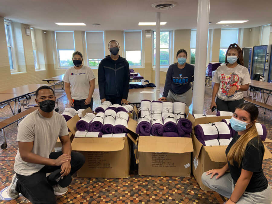 Blankets of Hope From Monsignor Scanlan High School Bronx Times