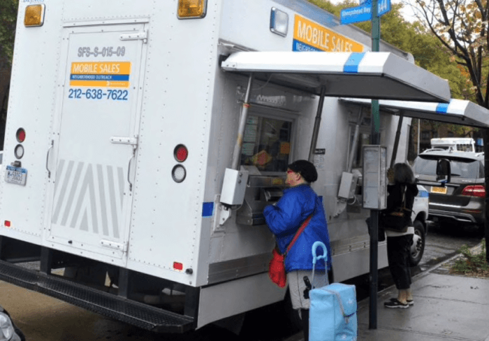 The MTA MetroCard Mobile Van will be coming to Throggs Neck.