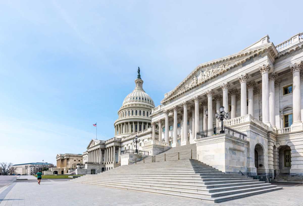 United States Capitol Building From the Senate