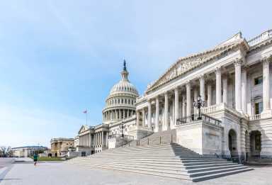 United States Capitol Building From the Senate