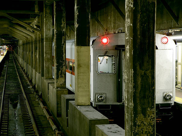 A Metro-North train at Grand Central station.