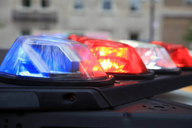 Police Car in Manhattan. New York City. USA