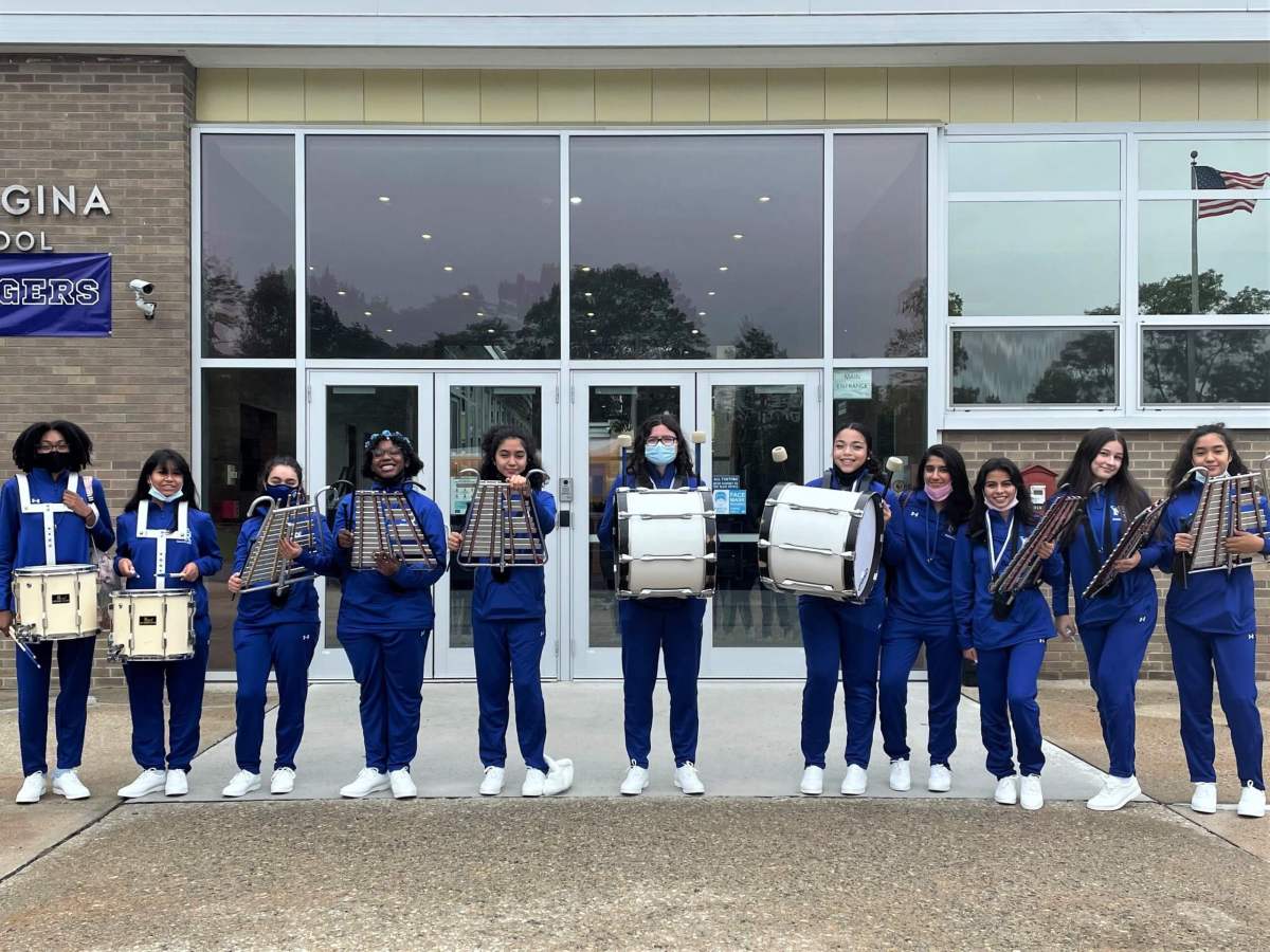 Maria Regina High School's first-ever marching band