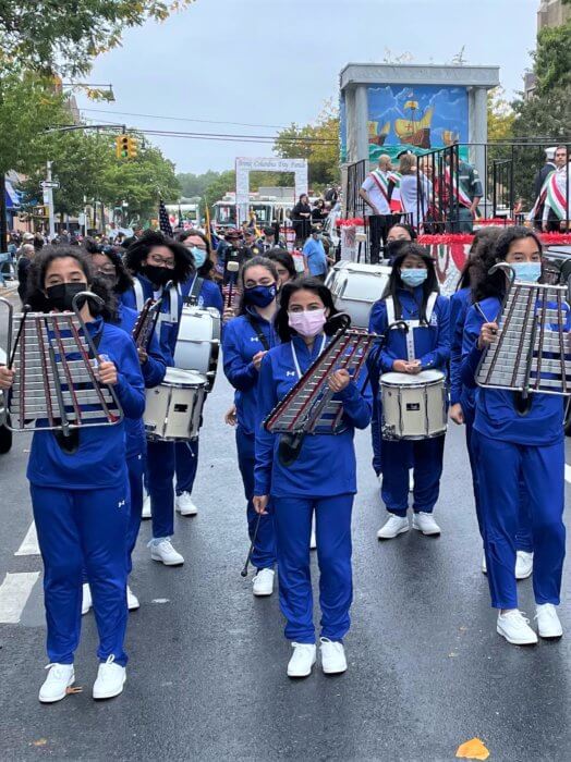 Maria Regina High School's first-ever marching band