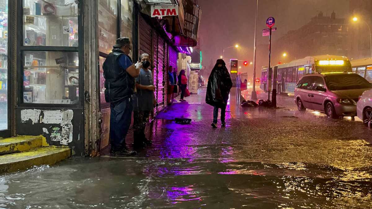 Remnants Of Hurricane Ida Move Through Northeast Causing Widespread Flooding