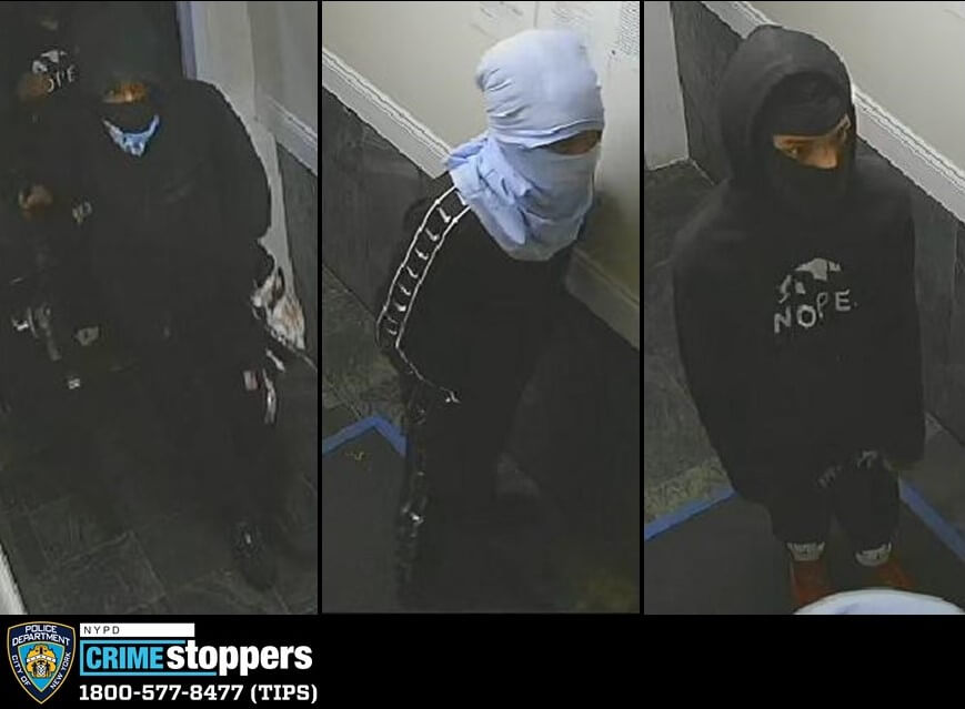 3481-21 Robbery 43 Pct 12-14-21 Photo of Individual (1) Photo of all 3 Individauls