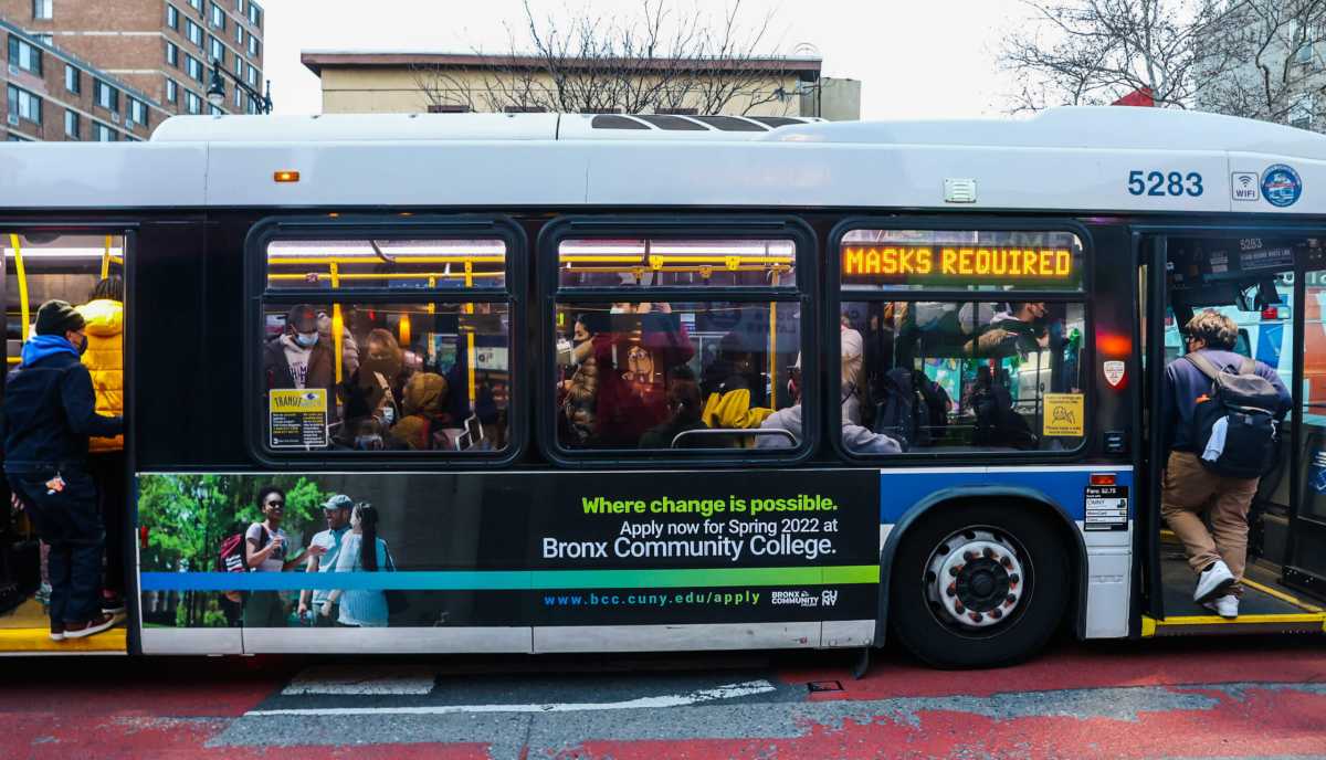 COVID, buses, MTA