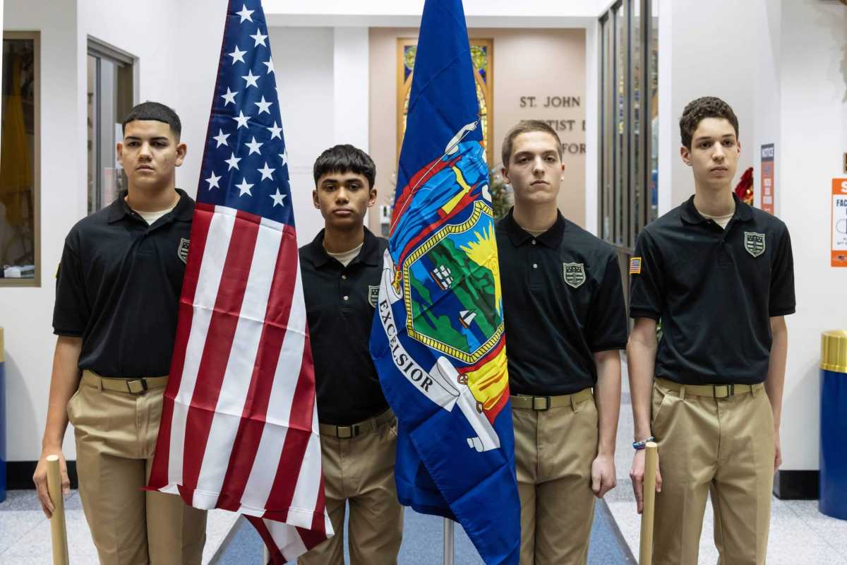 St. Raymond Cadet Core Ceremony Members