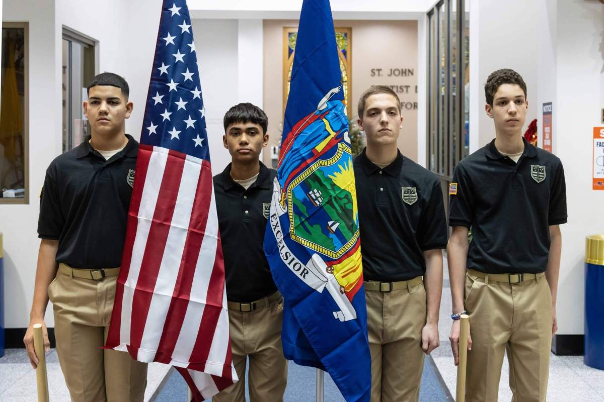 St. Raymond Cadet Core Ceremony Members
