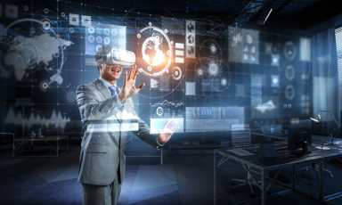 Virtual reality experience. Technologies of the future.