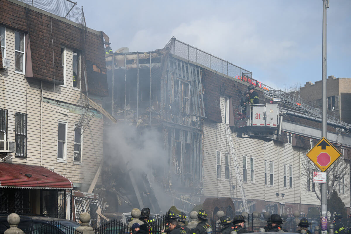 A gas explosion left seven others hurt at 689 Fox Street on Jan 18.