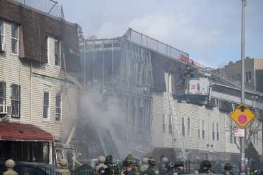 A gas explosion left seven others hurt at 689 Fox Street on Jan 18.