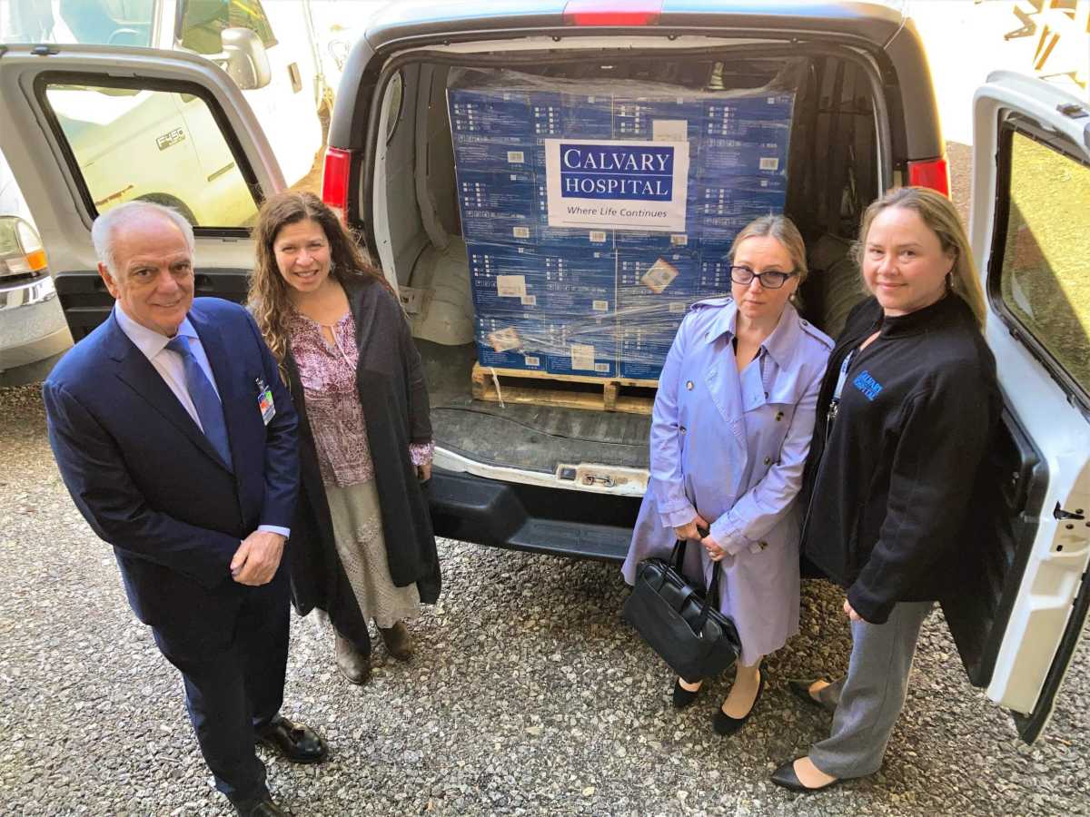 Ukraine Afya Donation 0321 Calamari truck