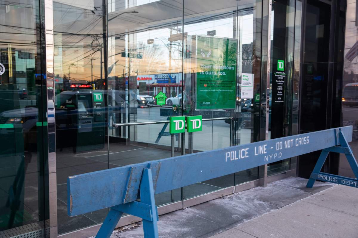 td bank police line