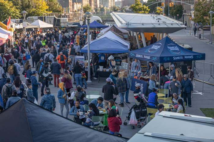Bronx Night Market returns to Fordham Plaza for their monthly culinary and cultural extravaganza.