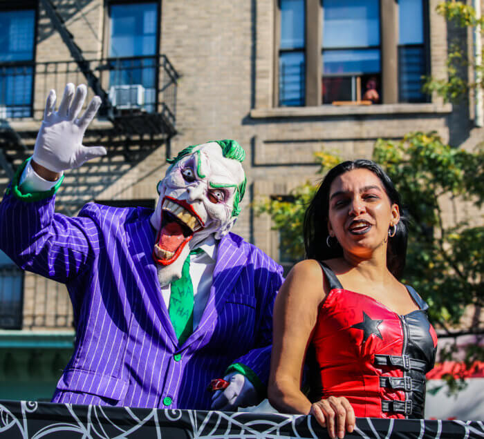 Community members participate in the annual Bronx Halloween Parade on Saturday, Oct. 22, 2022.