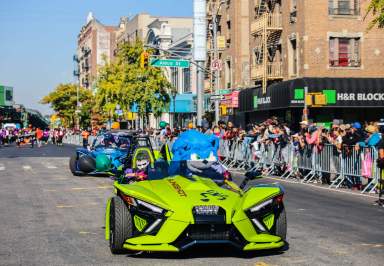 Community members participate in the annual Bronx Halloween Parade on Saturday, Oct. 22, 2022.