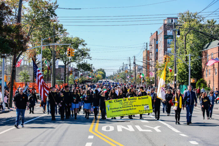 Bronxites celebrate Italian heritage and Columbus Day in Morris Park on Sunday, Oct. 9, 2022.