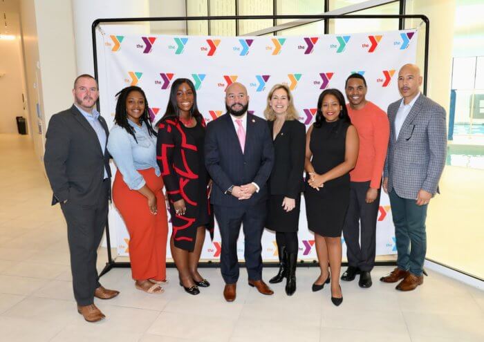 Bronx elected officials attend the opening of the new YMCA in the South Bronx on Thursday, Oct. 27, 2022.