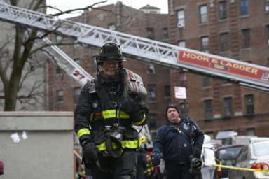The FDNY is responding to a 4-alarm fire in Wakefield.