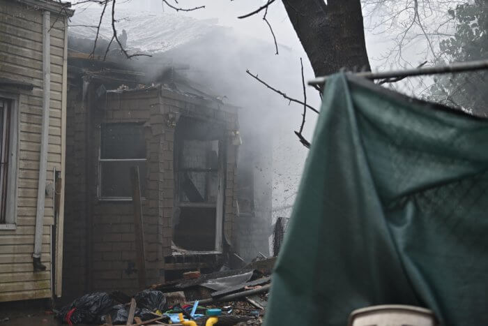 The third major fire in the Bronx in just five days damages a private dwelling on Monday, Jan. 30, 2023.