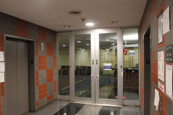 The interior of the Bronx District Attorney's Office is seen in the South Bronx on Friday, Feb. 17, 2023.