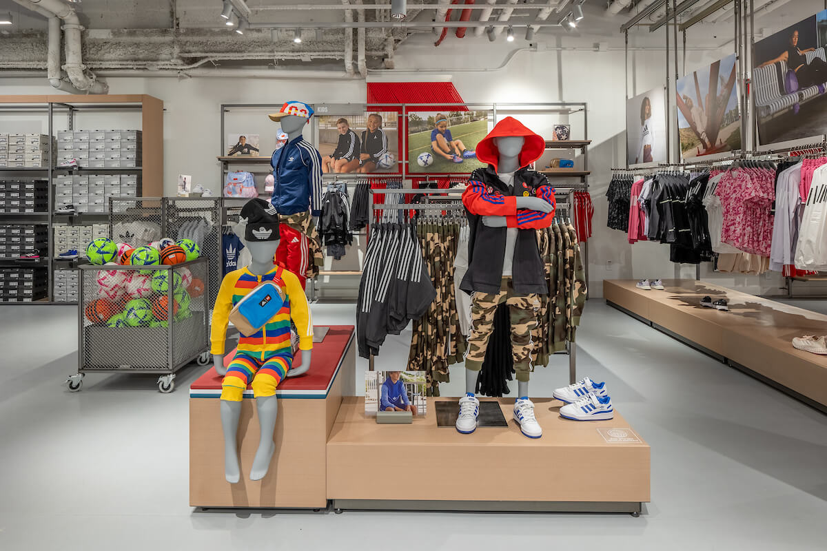 Adidas opens its first ever location in the Bronx on Thursday, Feb. 23, 2023.