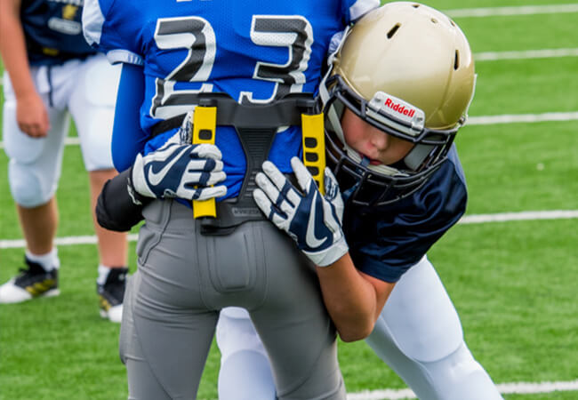 Tackle in youth football
