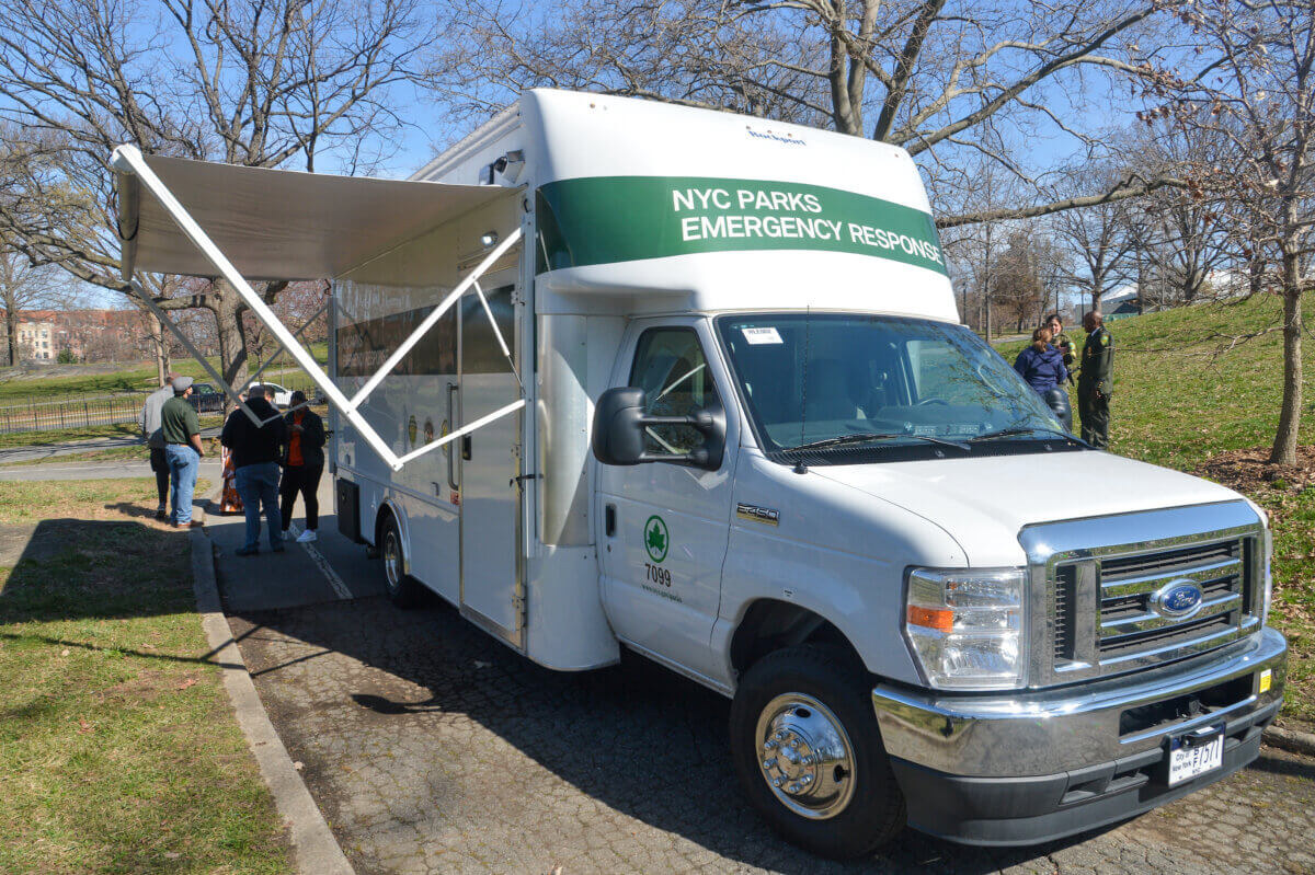 The new truck will serve as a hub for emergency and special operations, including forestry emergencies and special enforcement operations.