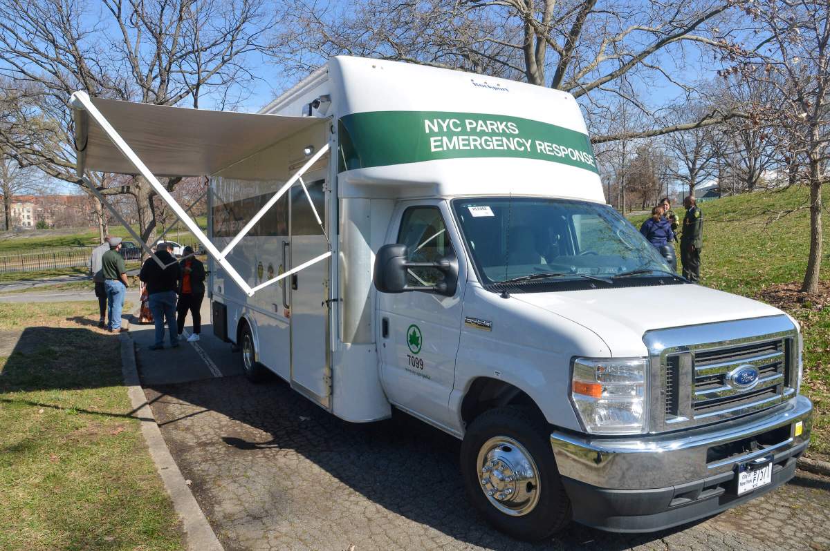 The new truck will serve as a hub for emergency and special operations, including forestry emergencies and special enforcement operations.