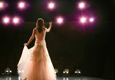 Lady Stage Performing