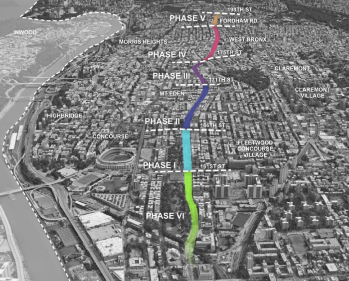 The Grand Concourse reconstruction project is set to enter into its fifth phase following a CB7 meeting on Tuesday, Feb. 28, 2023, where members voted to write a letter of support to multiple city agencies.