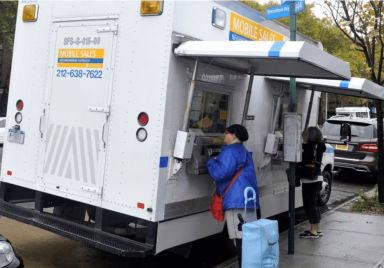MTA Reduced-Fare Metrocard van