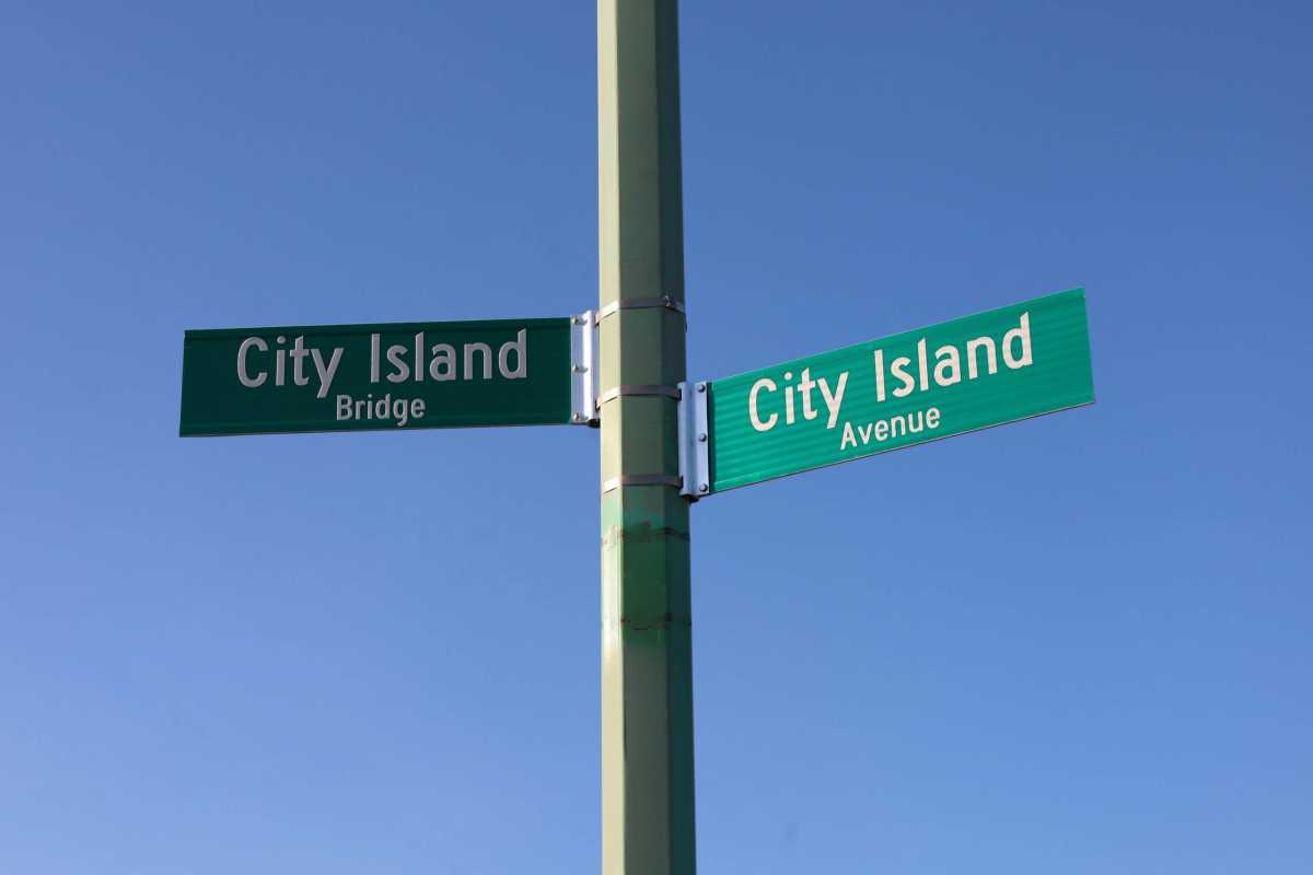 City Island street signs