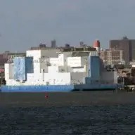 The Vernon C. Bain Correctional Center barge in The Bronx