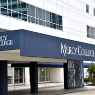 A Mercy College building in the Bronx