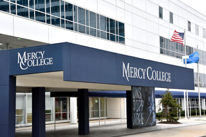 A Mercy College building in the Bronx