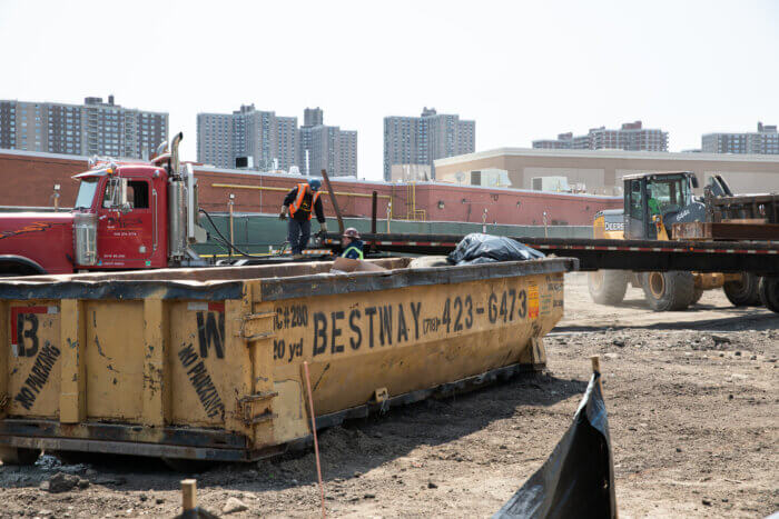 construction workers on site