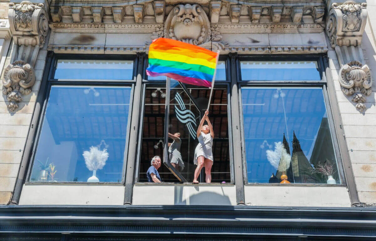 Bronx Community Board 7 passed a motion to install a pride flag "somewhere" in the district during the general board meeting on Tuesday, April 25, 2023.