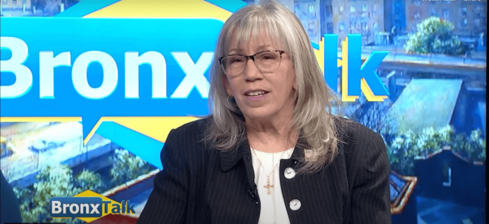 Bernadette Ferrara at the BronxNet debate