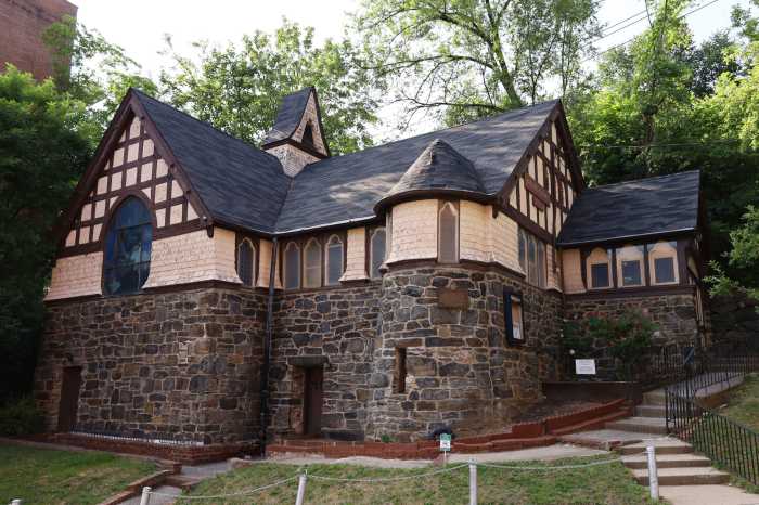 photo shows the exterior of the building