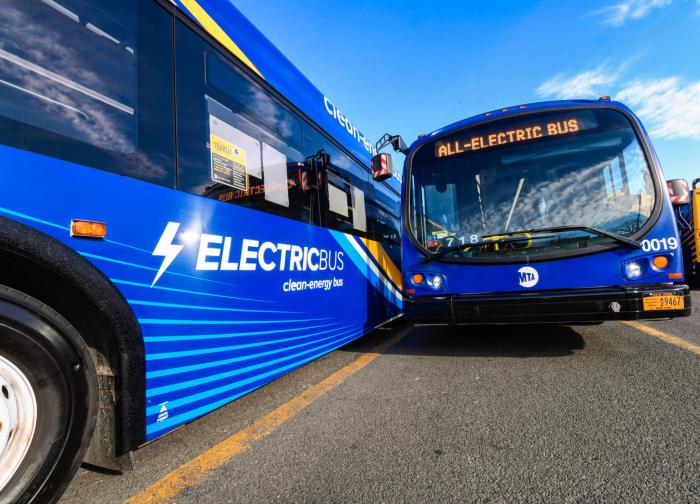 MTA electric buses